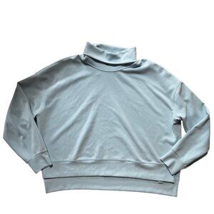 Lululemon Light Blue Softstreme Turtleneck Pullover Sweater